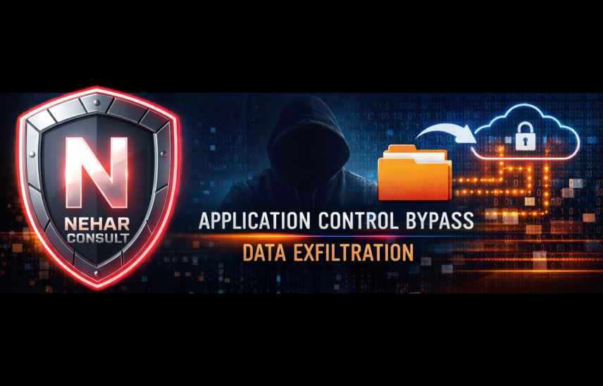 Application Control Bypass: Data Exfiltration in plain sight.